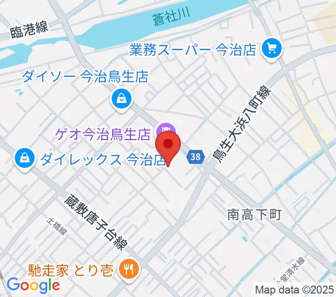 今治ジャムサウンズの地図