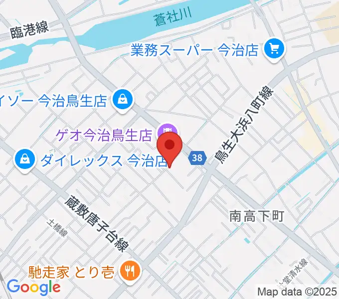 今治ジャムサウンズの地図