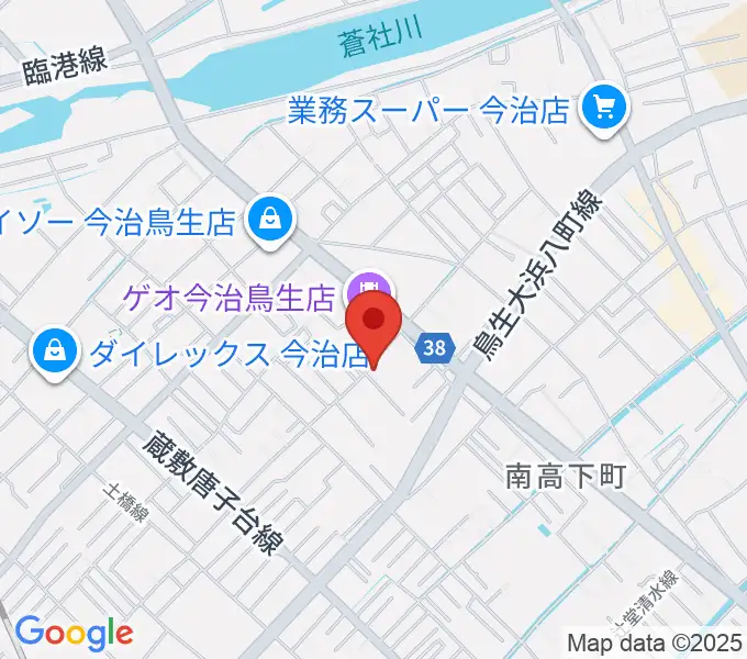 今治ジャムサウンズの地図