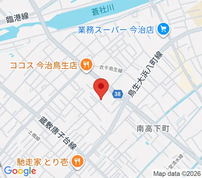 今治ジャムサウンズの地図