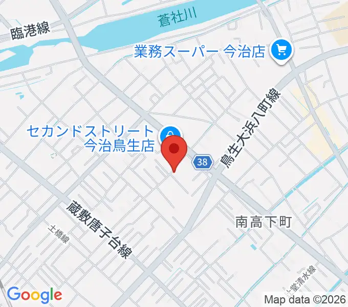 今治ジャムサウンズの地図