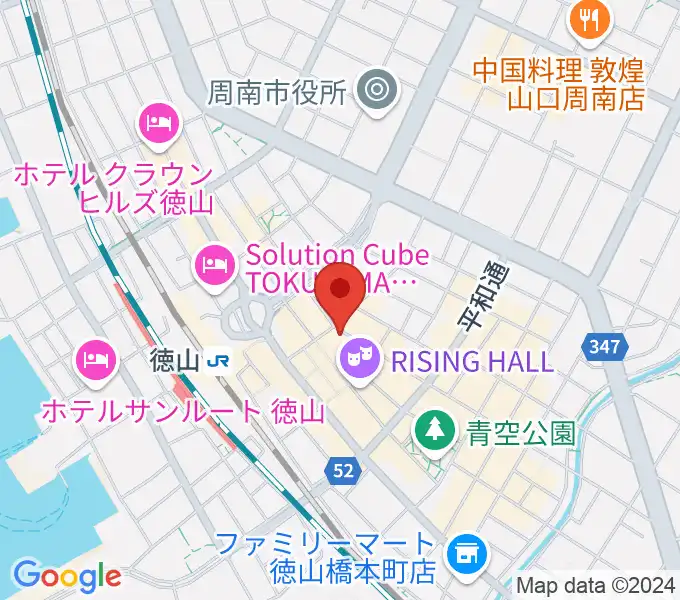 周南ライズの地図