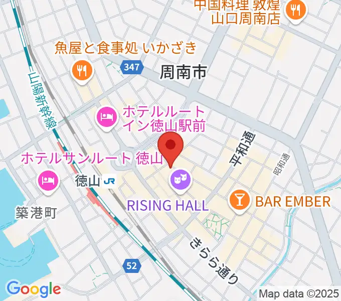 周南ライズの地図