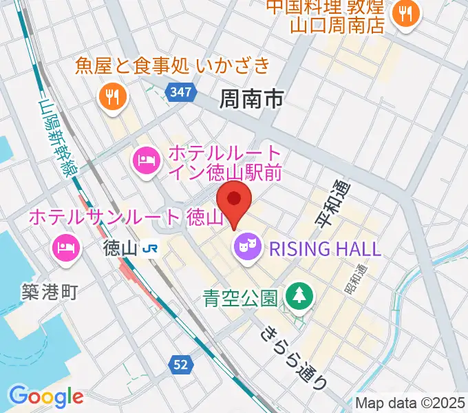 周南ライズの地図