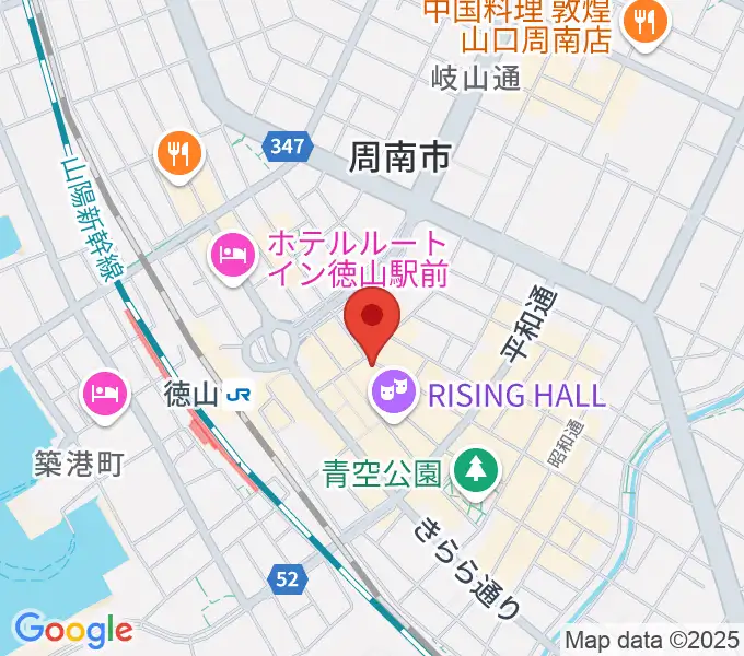 周南ライズの地図