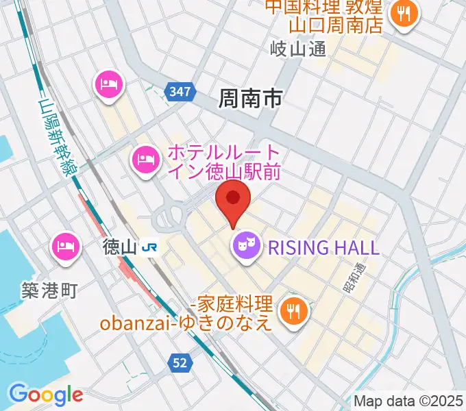 周南ライズの地図