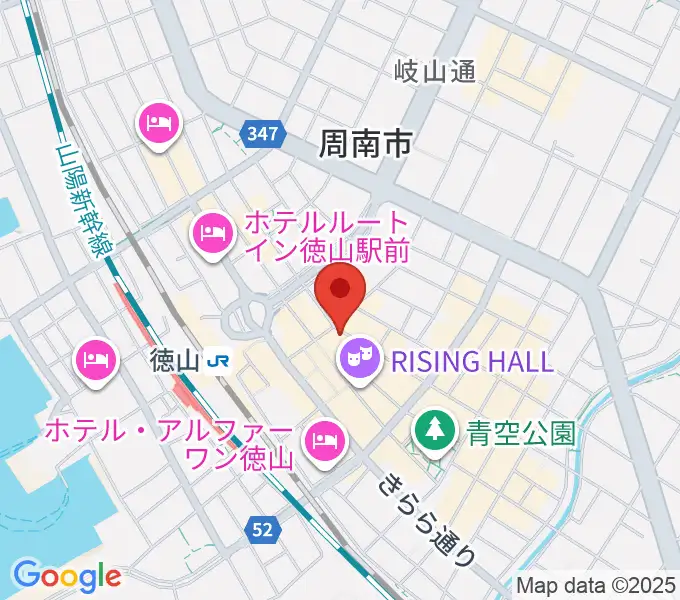 周南ライズの地図