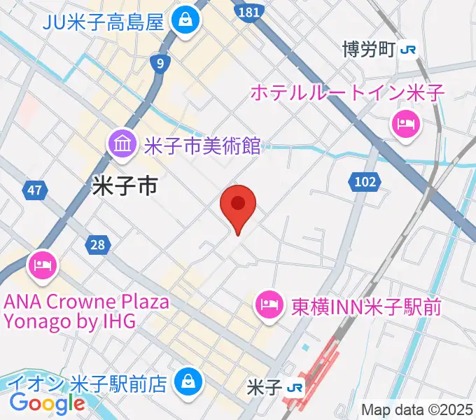 米子アズティックラフズの地図