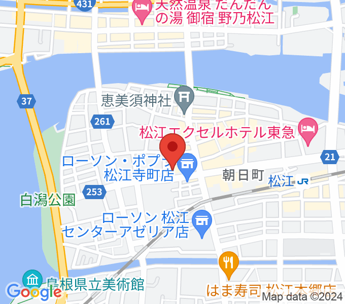 松江B1の場所