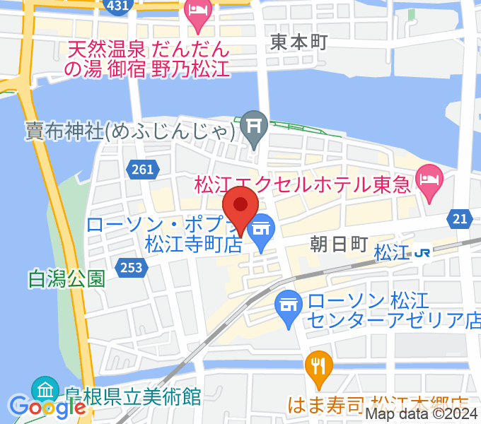 松江B1の場所