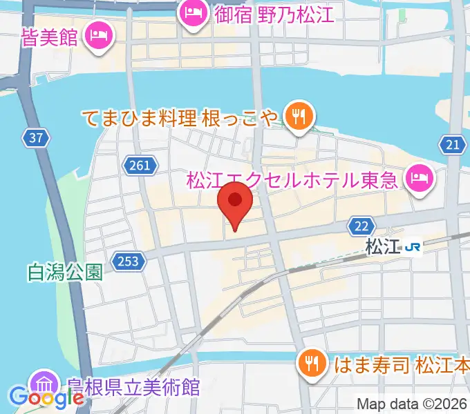 松江B1の地図