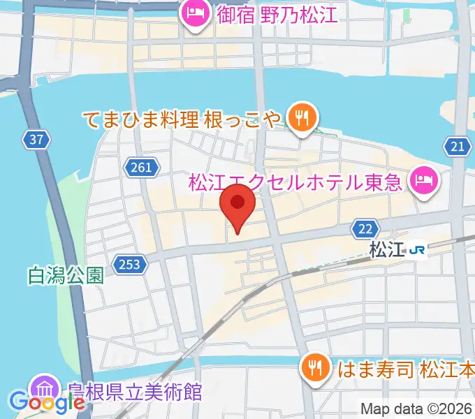 松江B1の地図