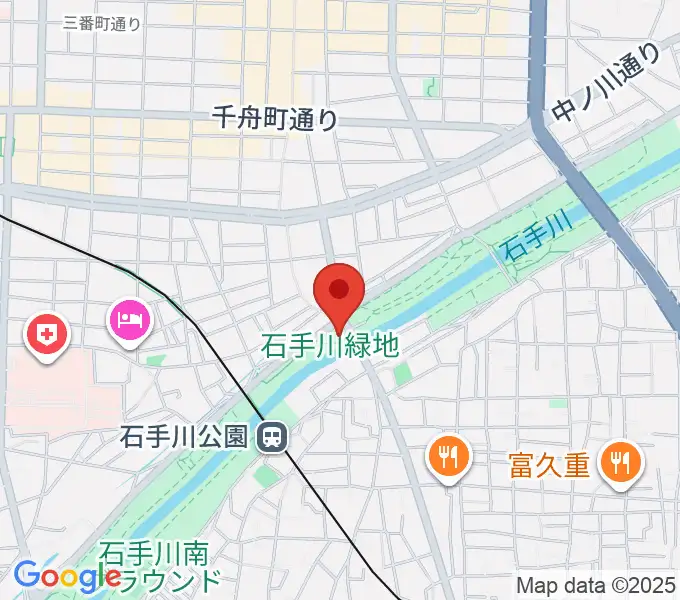 松山サロンキティの地図