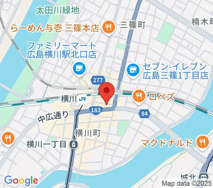 横川アップルジャムの地図