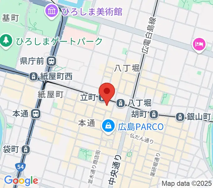 広島4.14の地図