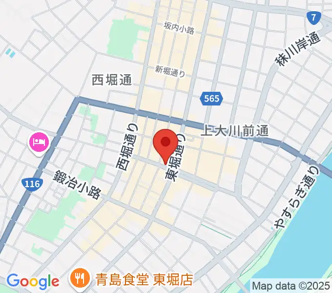 新潟GOLDEN PIGSの地図
