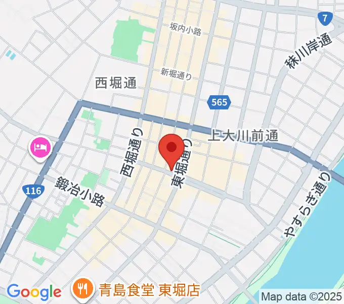 新潟GOLDEN PIGSの地図