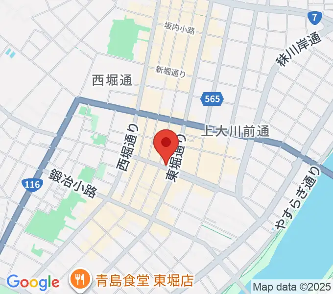 新潟GOLDEN PIGSの地図