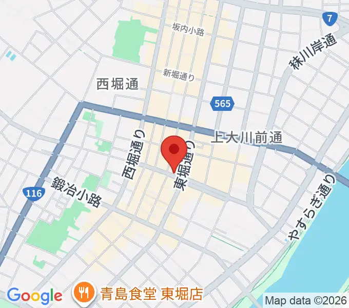 新潟GOLDEN PIGSの地図