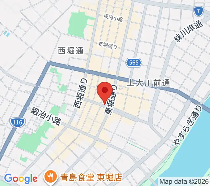 新潟GOLDEN PIGSの地図