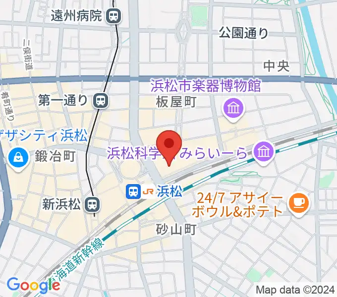 アクトシティ浜松の地図