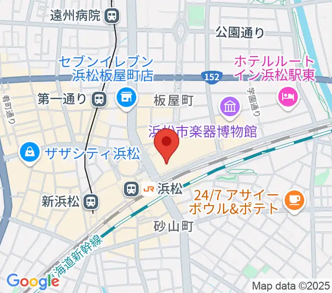 アクトシティ浜松の地図