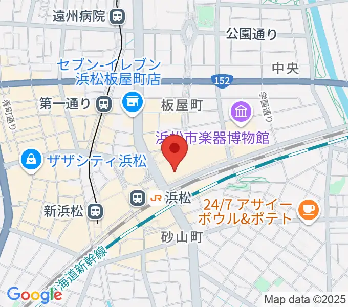 アクトシティ浜松の地図