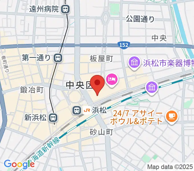 アクトシティ浜松の地図
