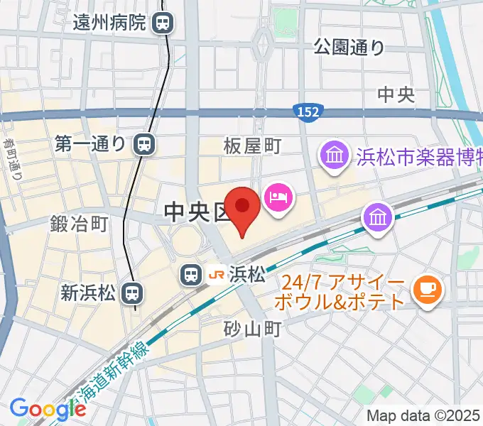 アクトシティ浜松の地図