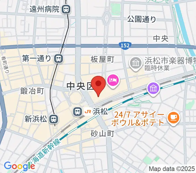 アクトシティ浜松の地図