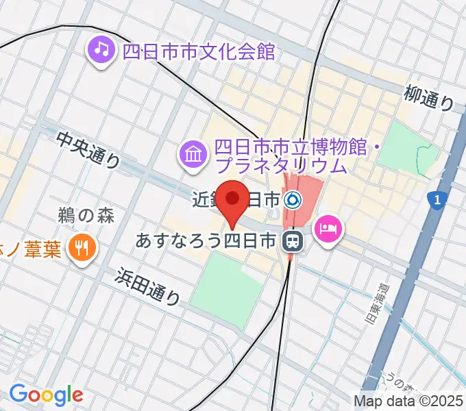 四日市CLUB CHAOSの地図