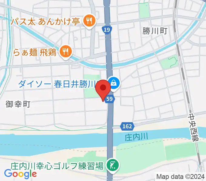 GSPスタジオの地図