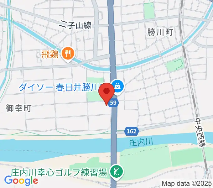 GSPスタジオの地図
