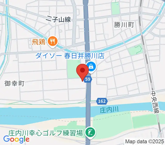 GSPスタジオの地図