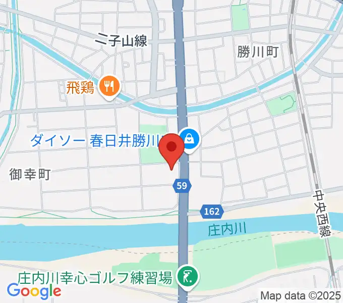 GSPスタジオの地図