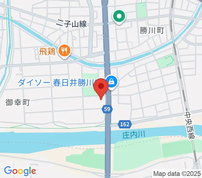 GSPスタジオの地図