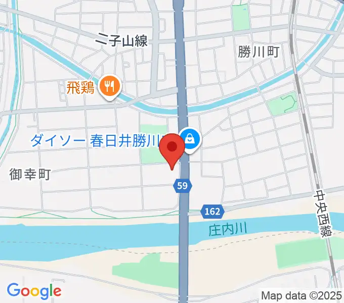 GSPスタジオの地図