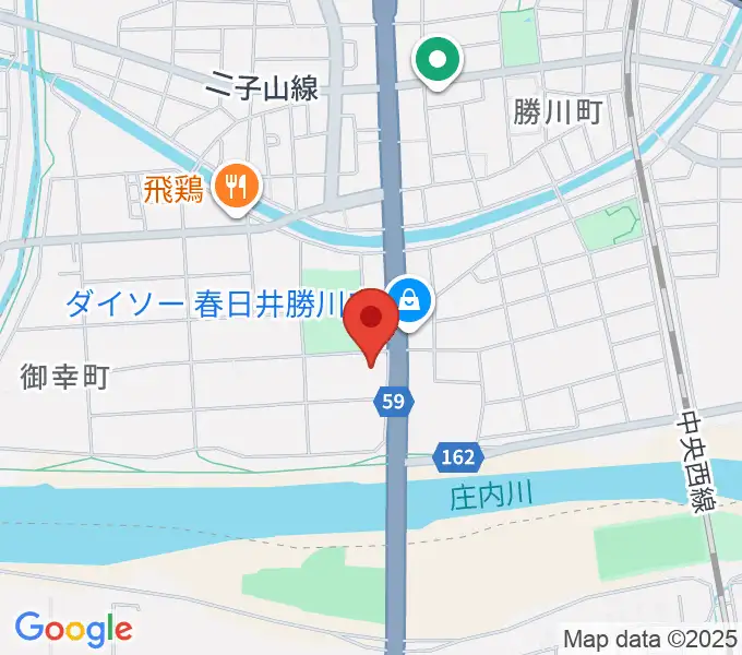 GSPスタジオの地図