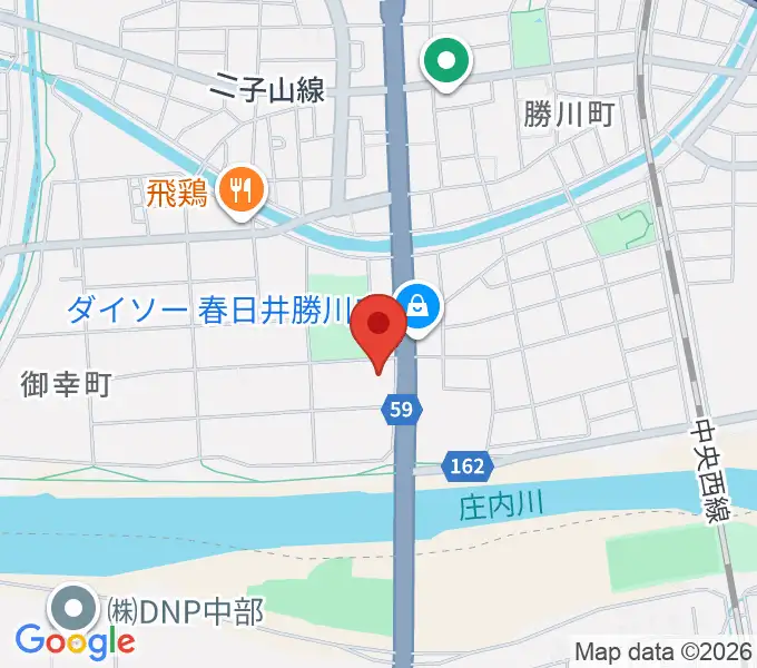 GSPスタジオの地図