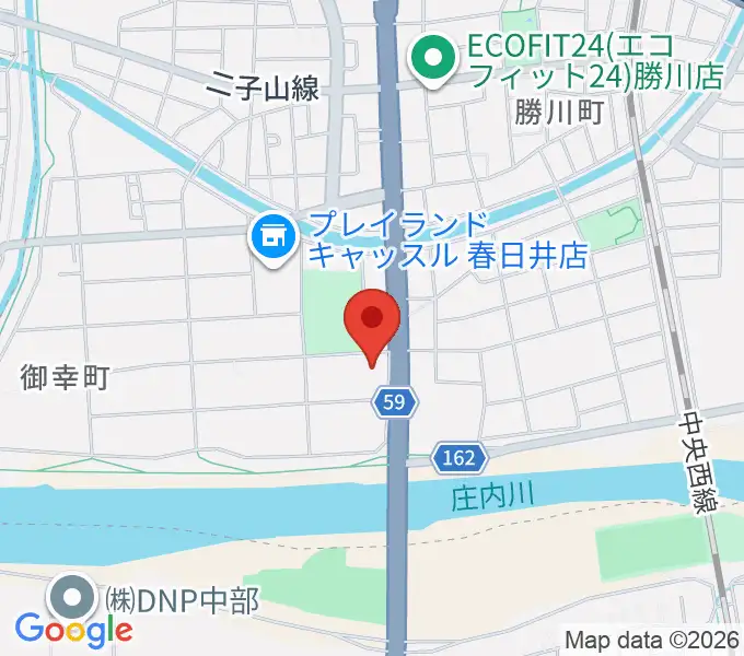GSPスタジオの地図
