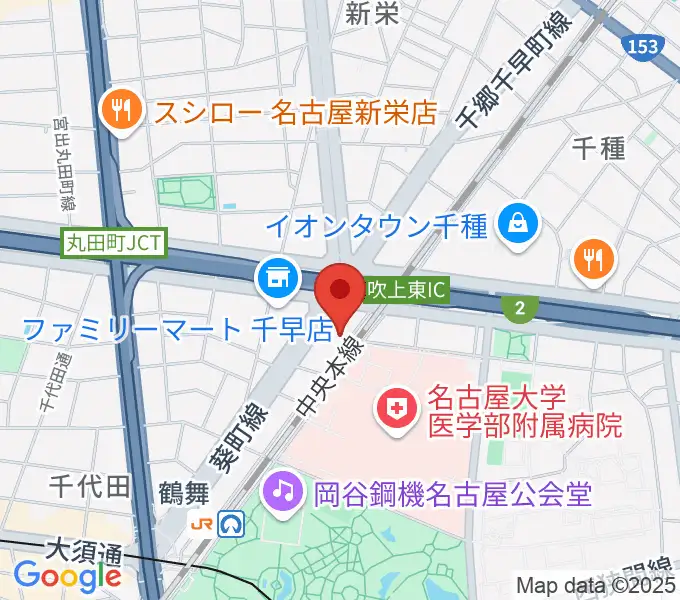 鶴舞DAYTRIPの地図