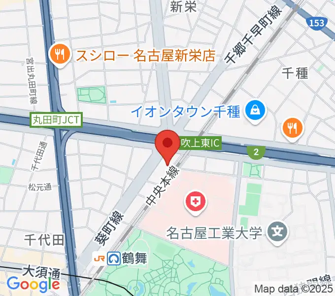 鶴舞DAYTRIPの地図
