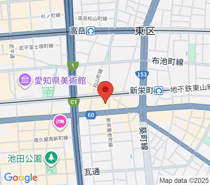 新栄DAYTRIVEの地図