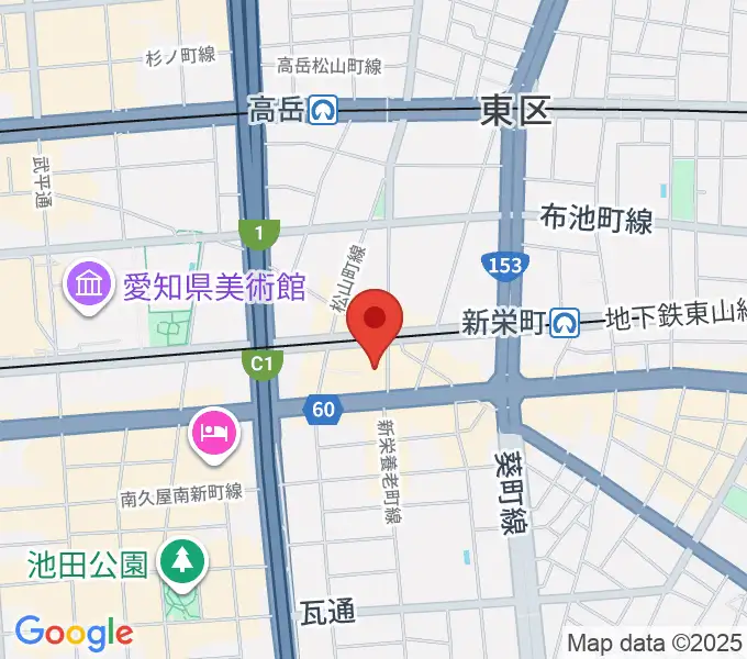 新栄DAYTRIVEの地図
