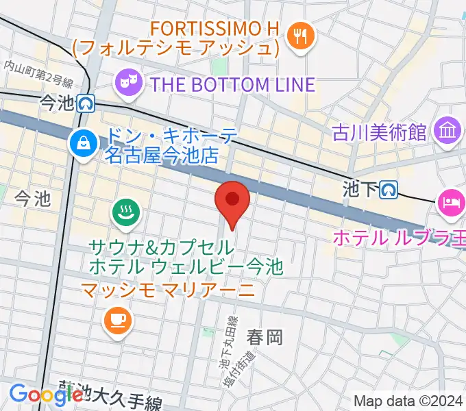 Art＆MusicSpace 源の地図