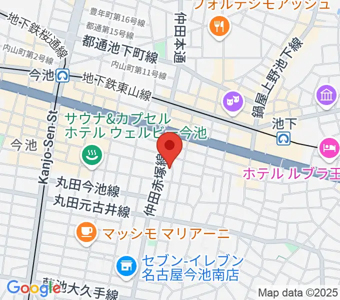 Art＆MusicSpace 源の地図
