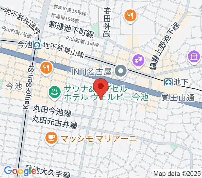 Art＆MusicSpace 源の地図