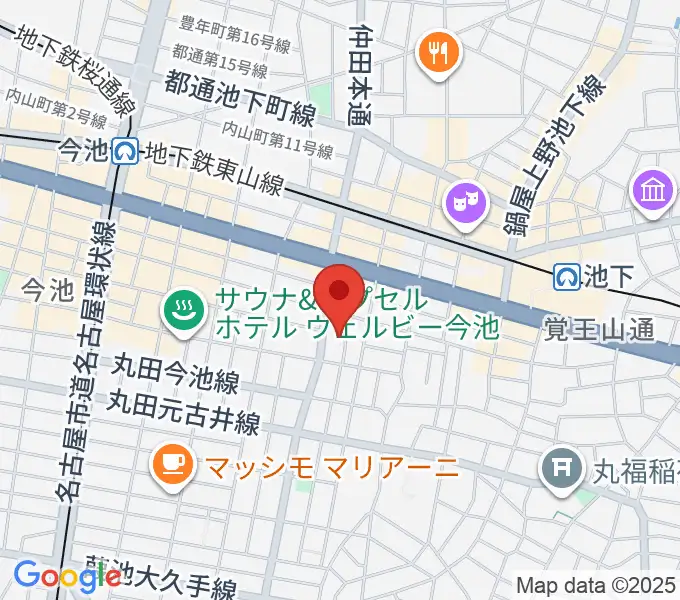 Art＆MusicSpace 源の地図
