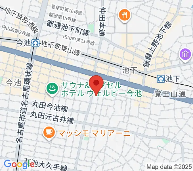 Art&MusicSpace 源の地図