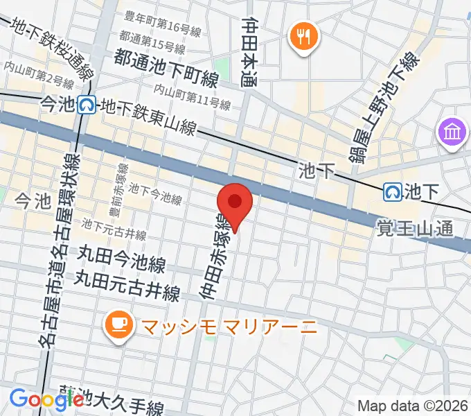 Art&MusicSpace 源の地図